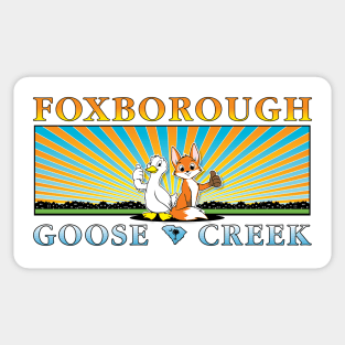 Foxborough Sunset. V1 Sticker